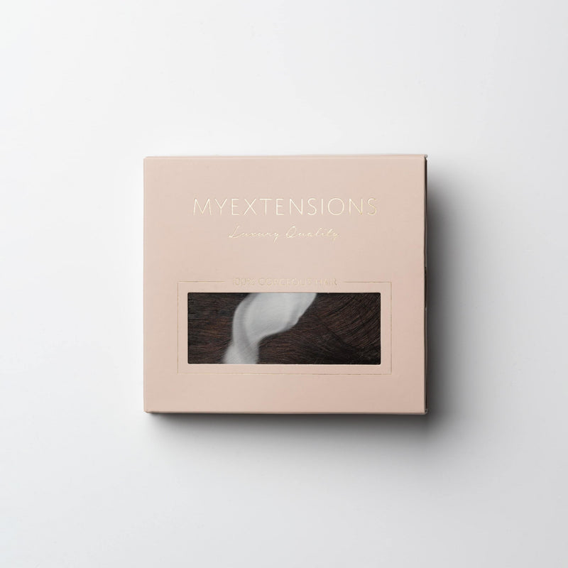 Tape extensions - Mörkbrun nr. 2
