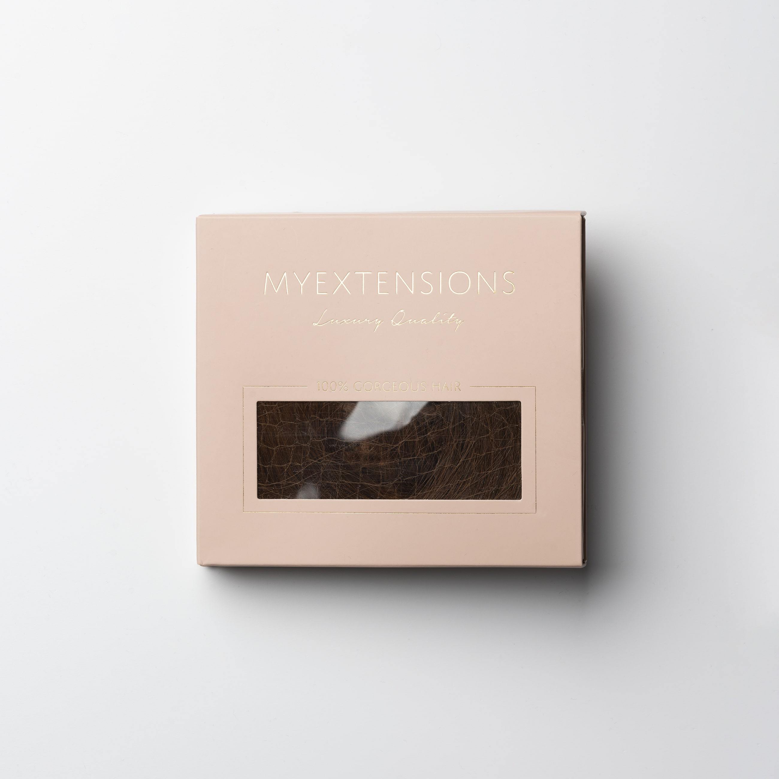 Tape extensions - Mörk kastanjebrun nr. 4