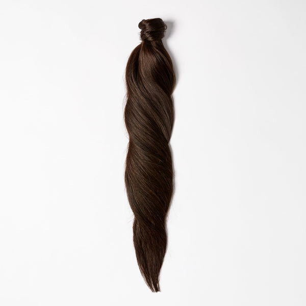 Clip in Ponytail - Extra mörkbrun nr. 1B