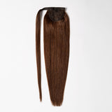 Clip in Ponytail - Mörk kastanjebrun nr. 4