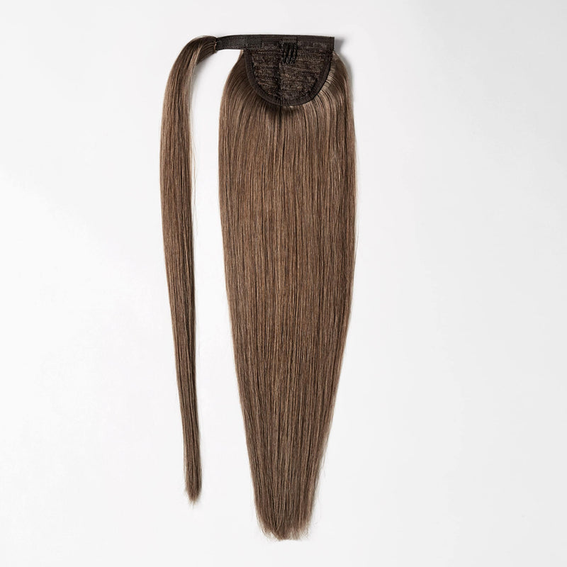 Clip in Ponytail - Askbrun nr. 5B