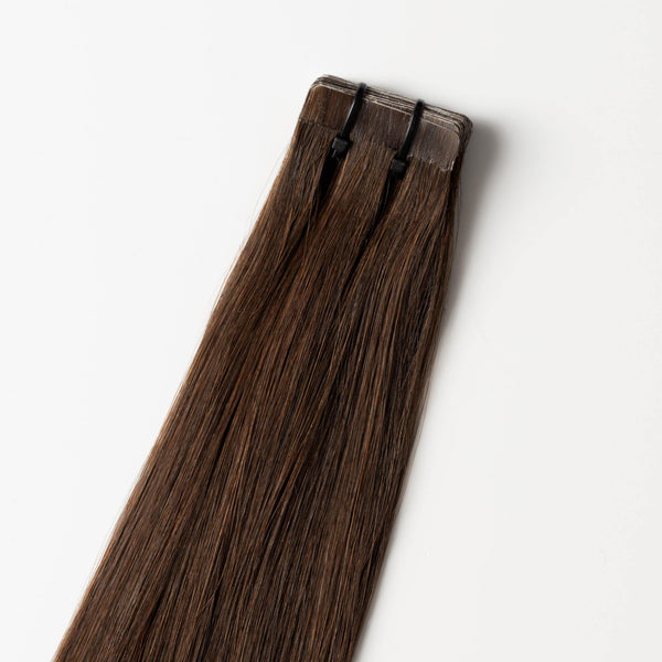 Tape extensions - Mörkbrun nr. 2