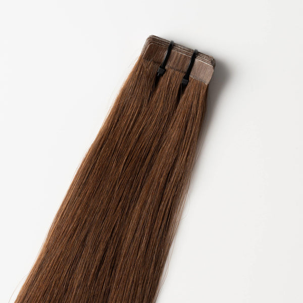Tape extensions - Mörk kastanjebrun nr. 4